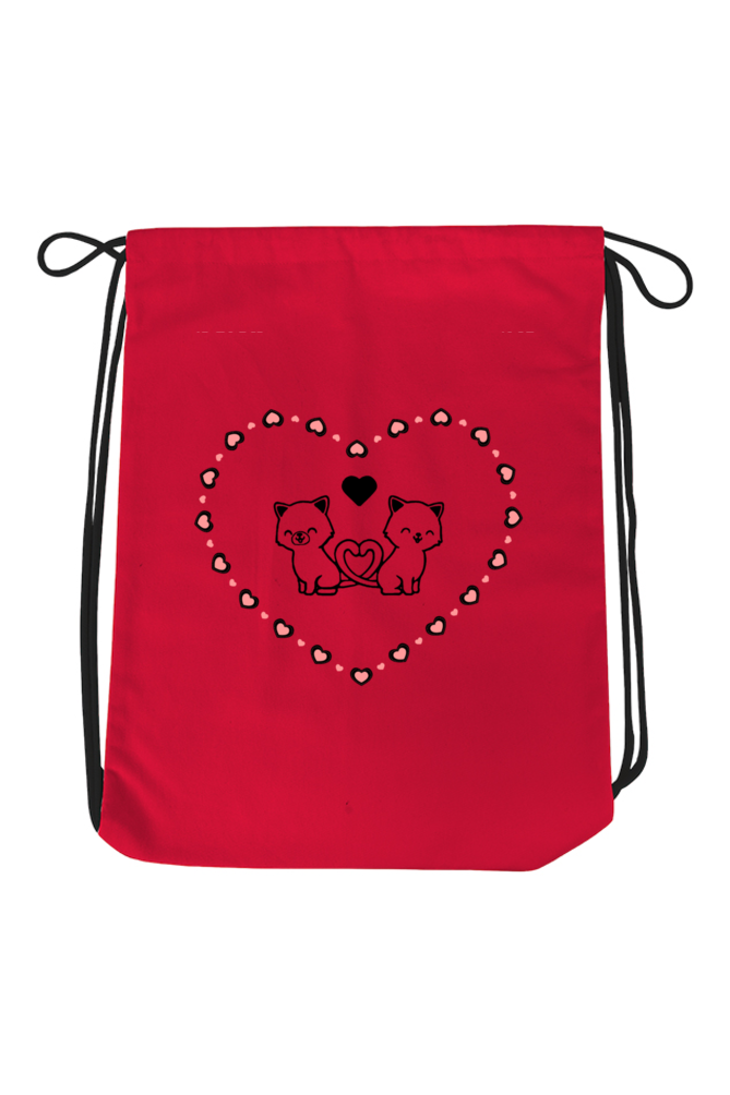 DRAW STRING BAG - FRONT IMAGE ONLY