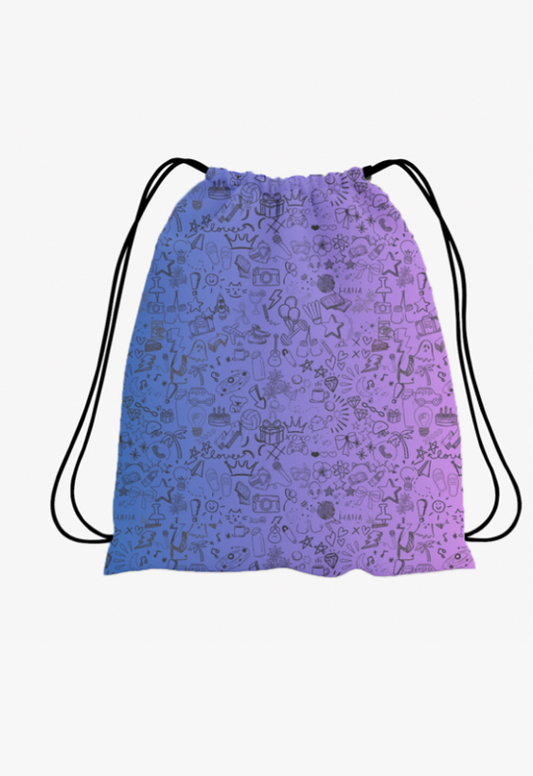 ALL OVER PRINT DRAW STRING BAG