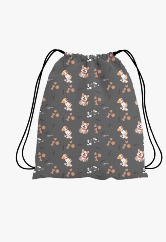 ALL OVER PRINT DRAW STRING BAG