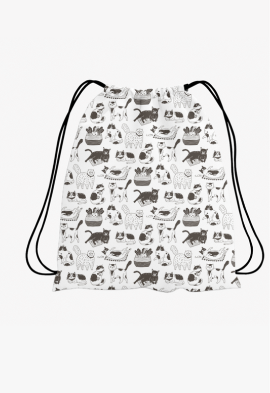 ALL OVER PRINT DRAW STRING BAG