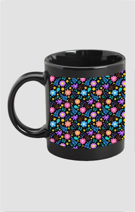 BLACK COFFEE MUG