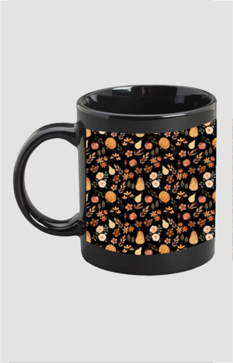 BLACK COFFEE MUG