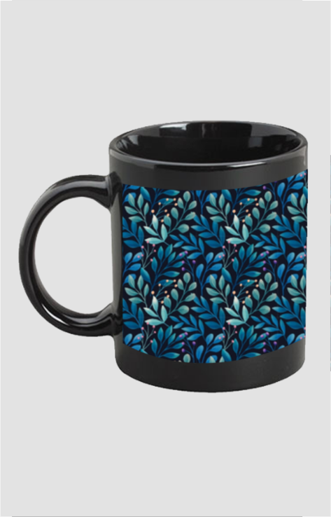 BLACK COFFEE MUG