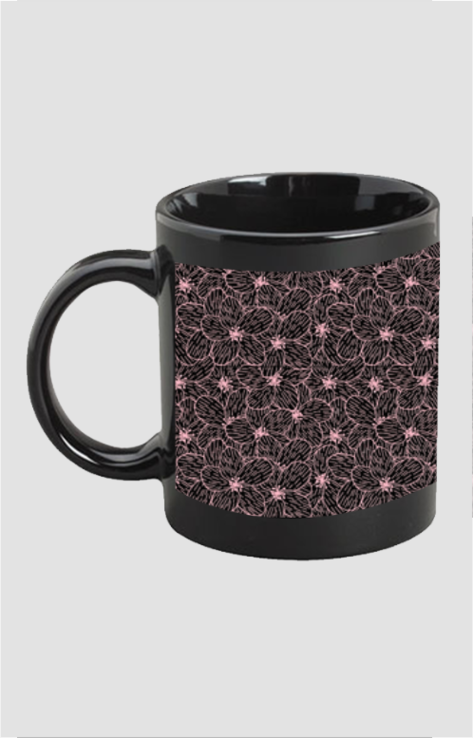 BLACK COFFEE MUG