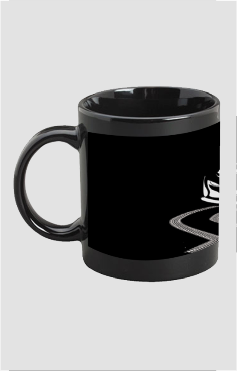 BLACK COFFEE MUG