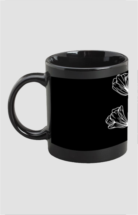 BLACK COFFEE MUG