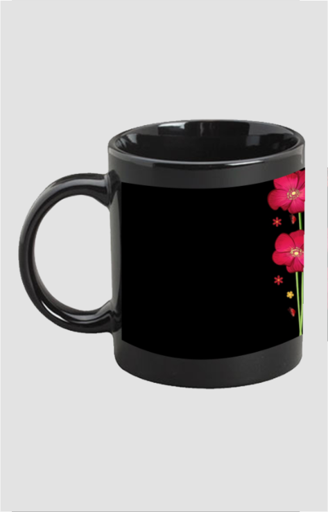 BLACK COFFEE MUG