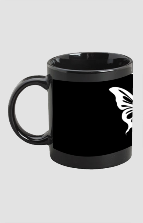 BLACK COFFEE MUG