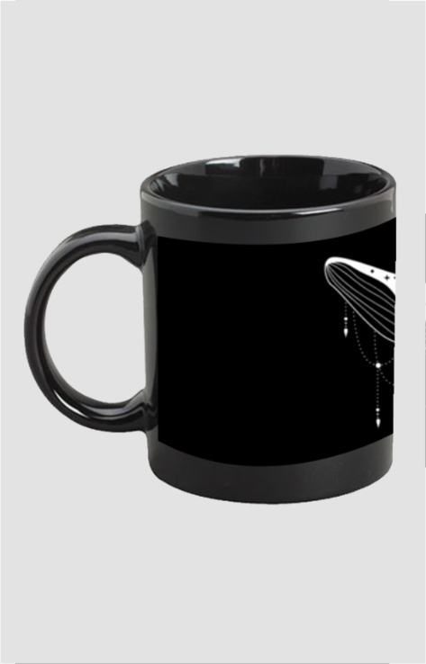 BLACK COFFEE MUG