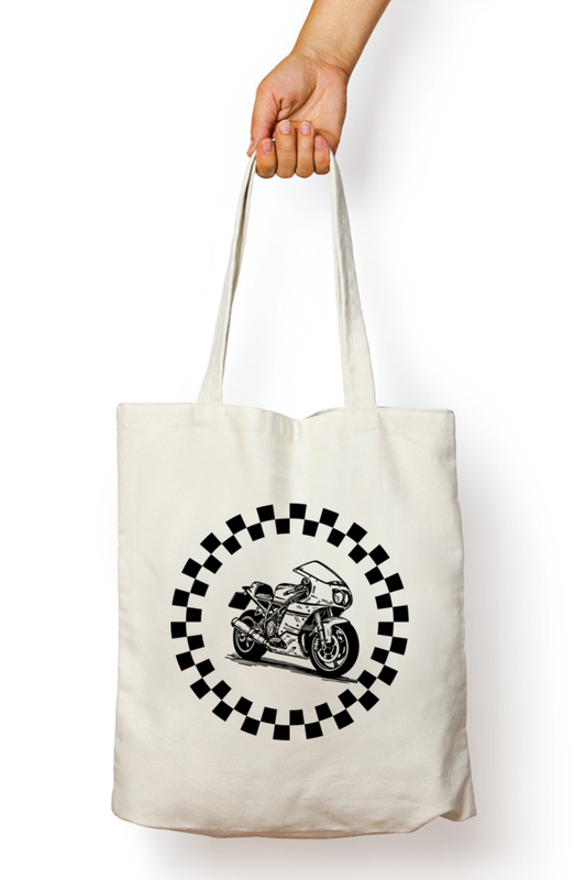 TOTE BAGS - ZIPPER - IMAGE FRONT SIDE ONLY