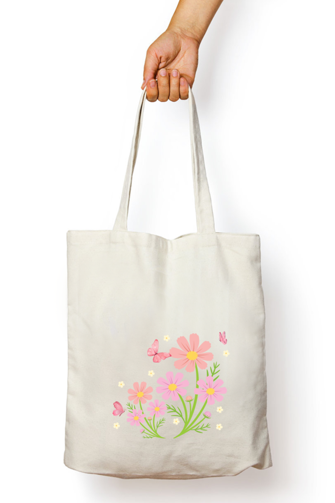 TOTE BAGS - ZIPPER - IMAGE FRONT SIDE ONLY