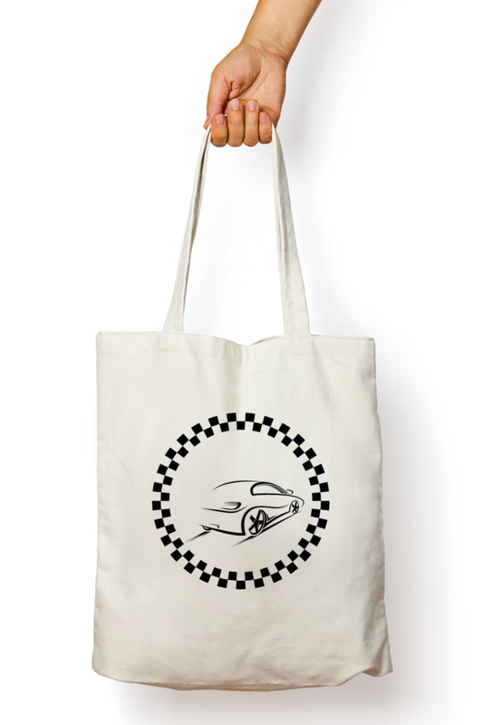 TOTE BAGS - ZIPPER - IMAGE FRONT SIDE ONLY