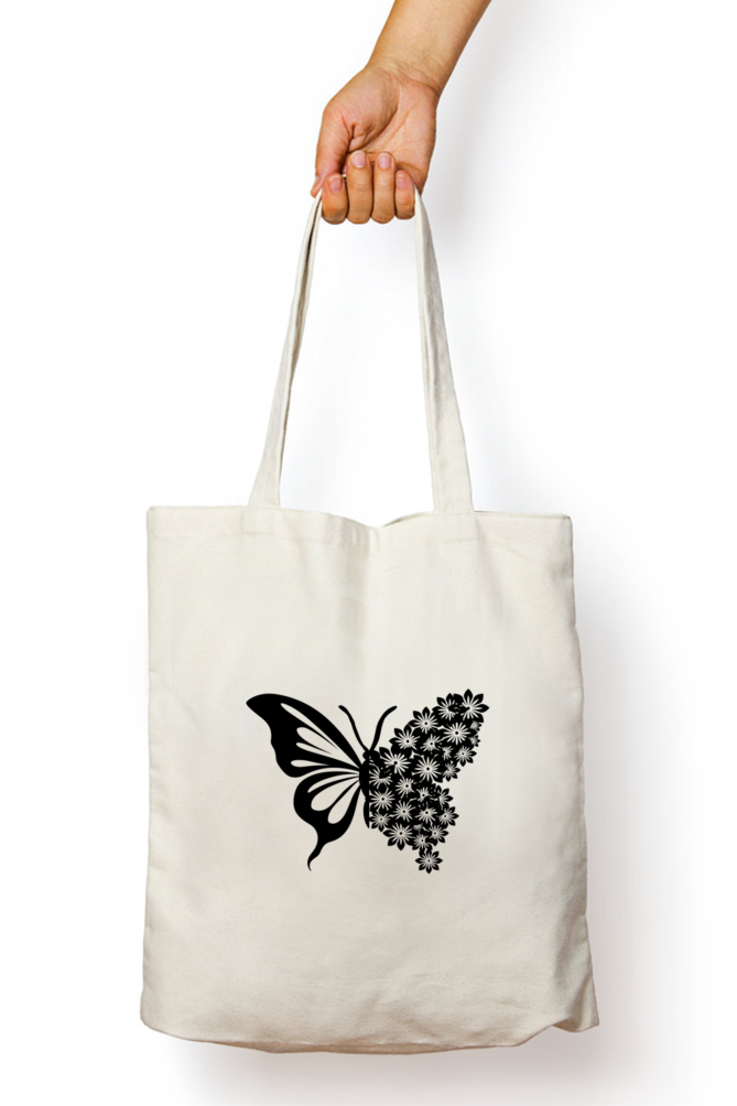 TOTE BAGS - ZIPPER - IMAGE FRONT SIDE ONLY