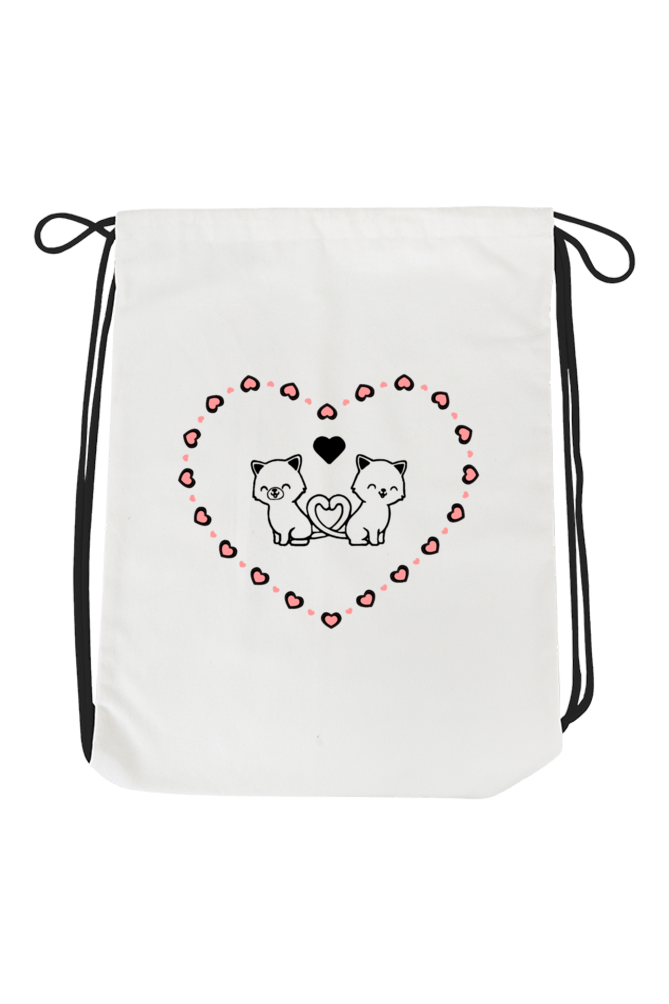 DRAW STRING BAG - FRONT IMAGE ONLY