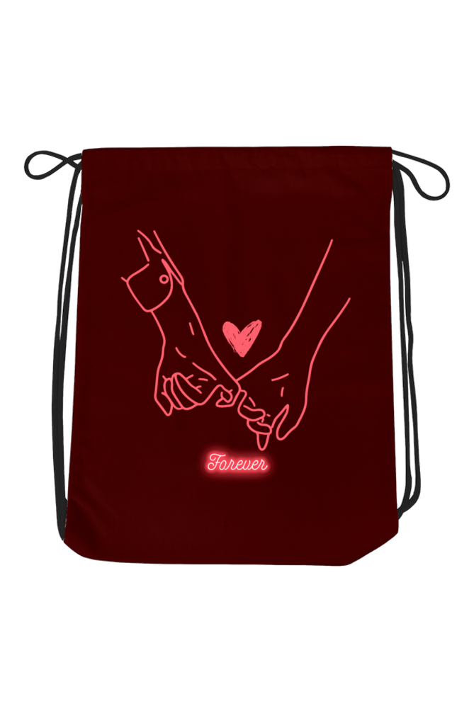 DRAW STRING BAG - FRONT IMAGE ONLY