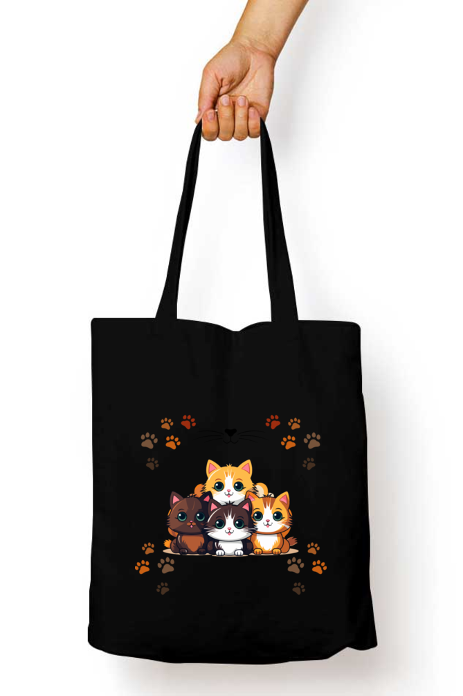 TOTE BAGS - ZIPPER - IMAGE FRONT SIDE ONLY