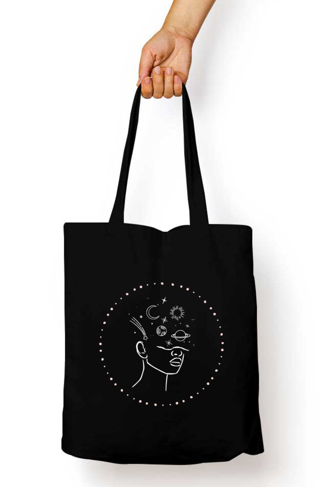 TOTE BAGS - ZIPPER - IMAGE FRONT SIDE ONLY