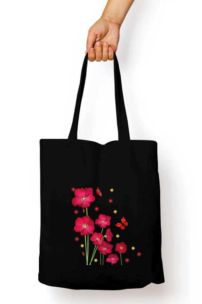 TOTE BAGS - ZIPPER - IMAGE FRONT SIDE ONLY