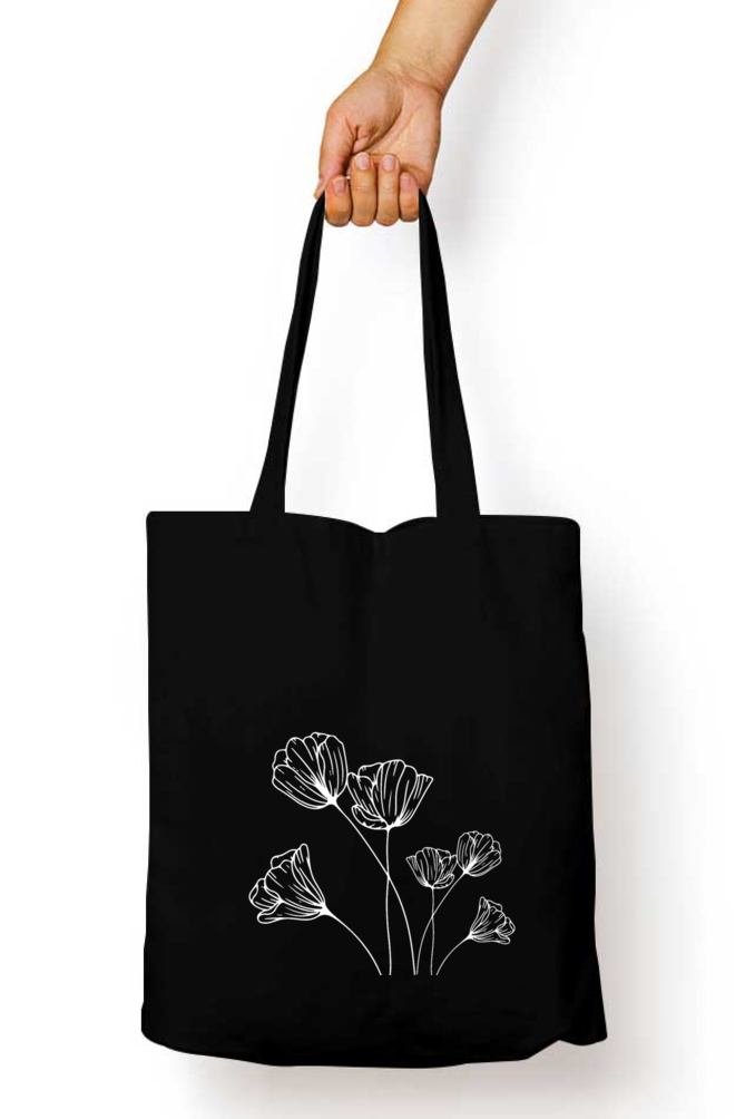 TOTE BAGS - ZIPPER - IMAGE FRONT SIDE ONLY