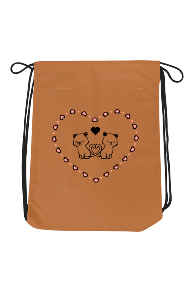 DRAW STRING BAG - FRONT IMAGE ONLY