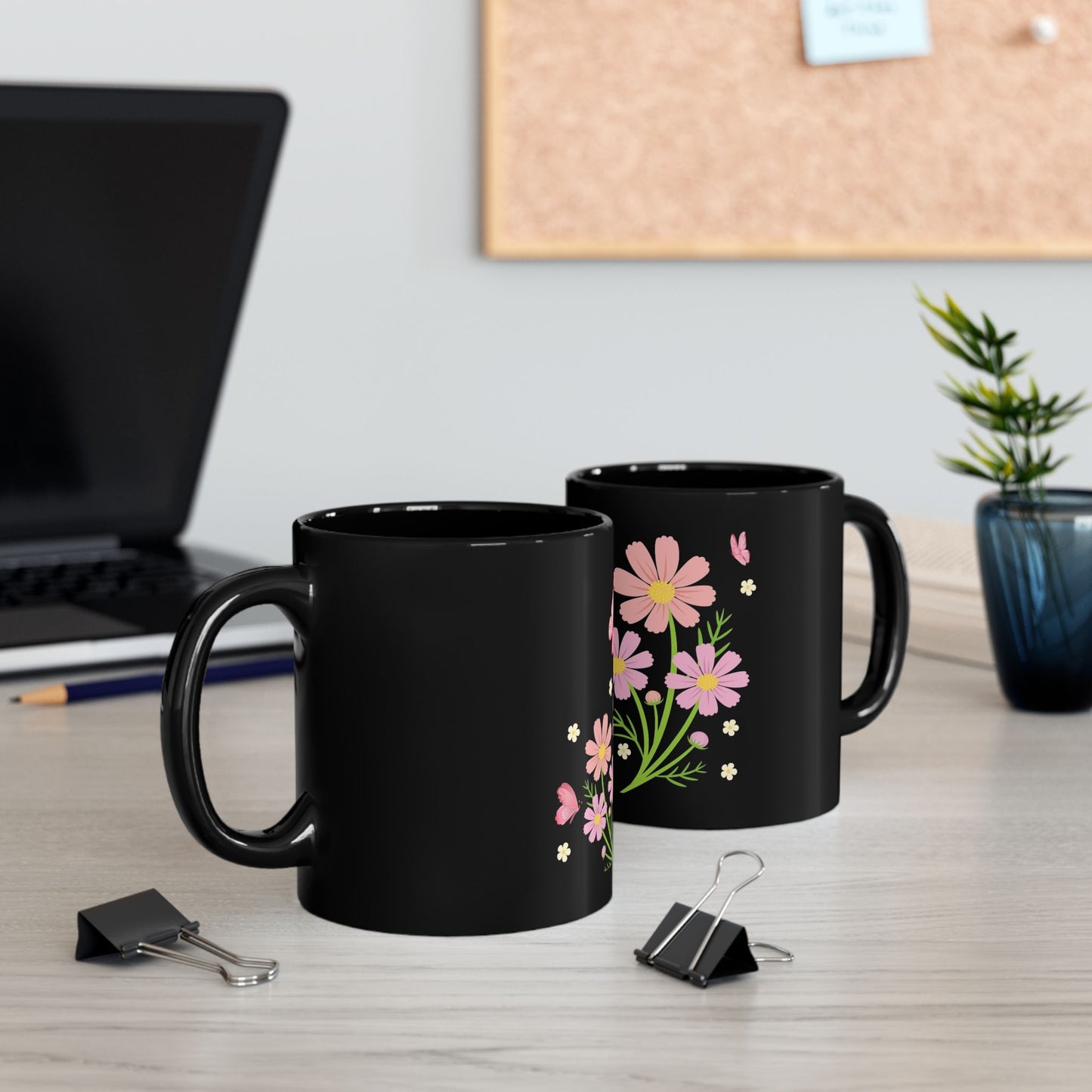 BLACK COFFEE MUG