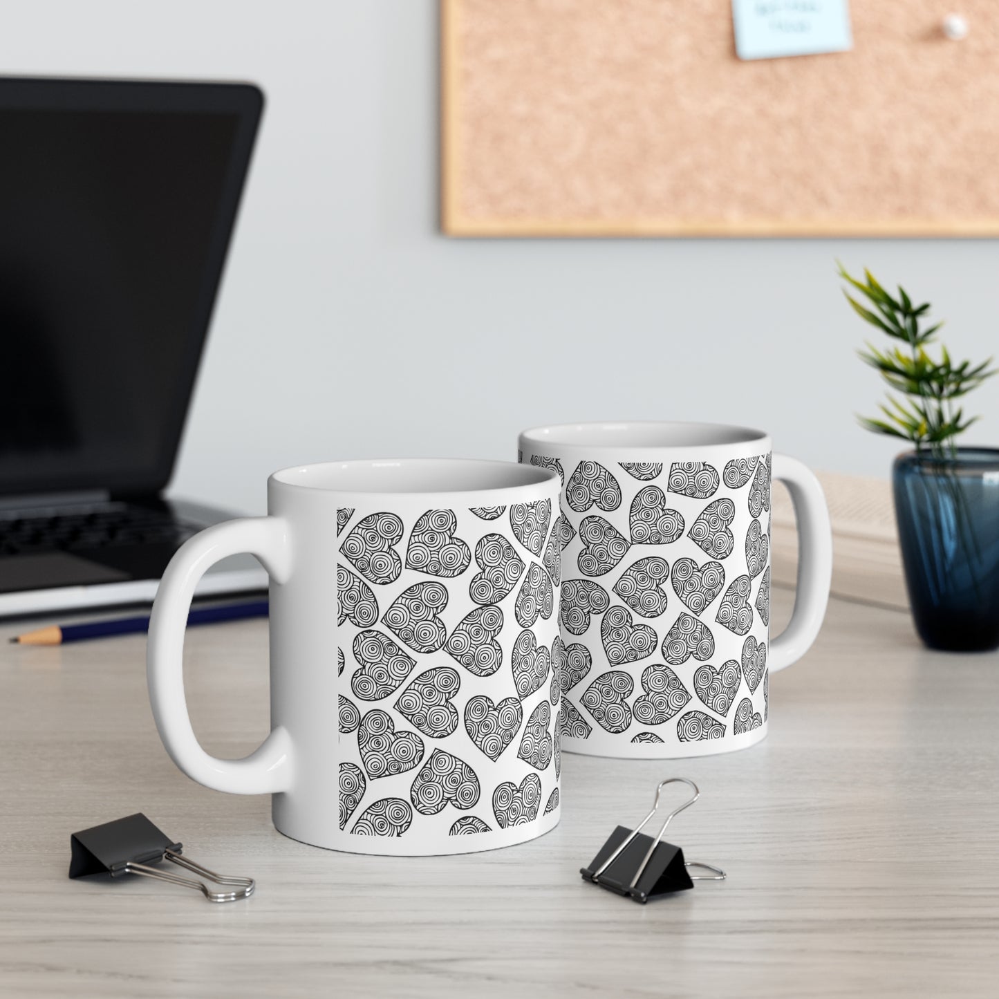 WHITE COFFEE MUG