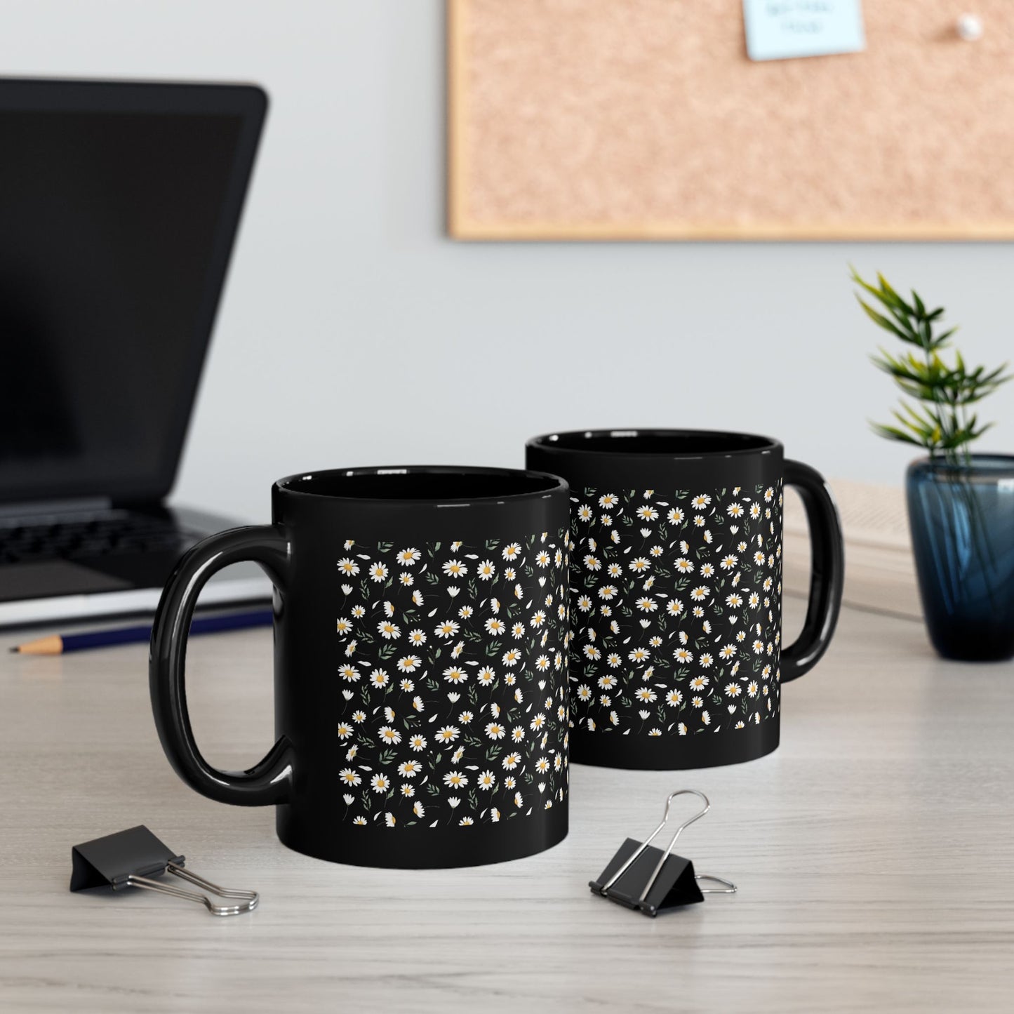 BLACK COFFEE MUG