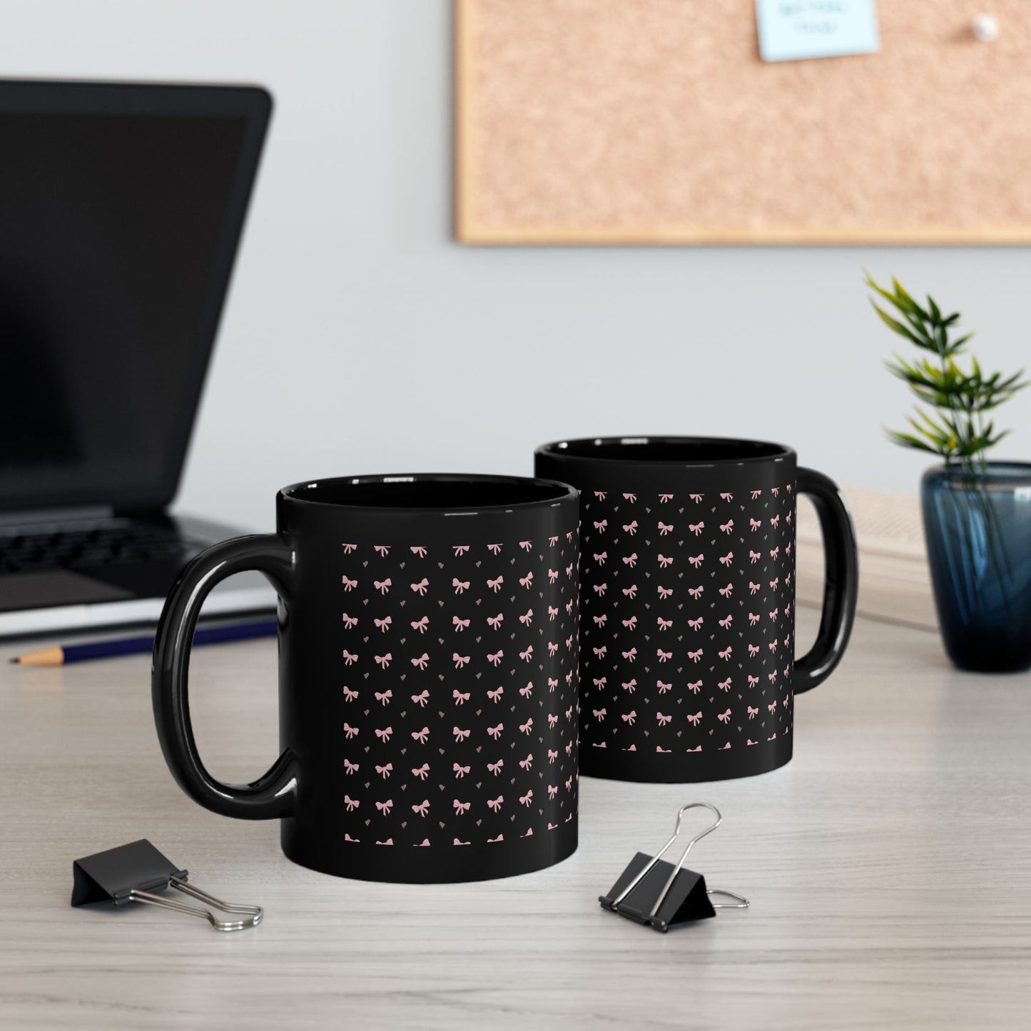 BLACK COFFEE MUG