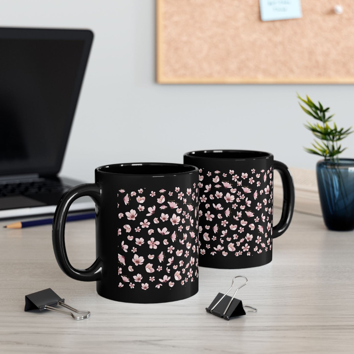 BLACK COFFEE MUG