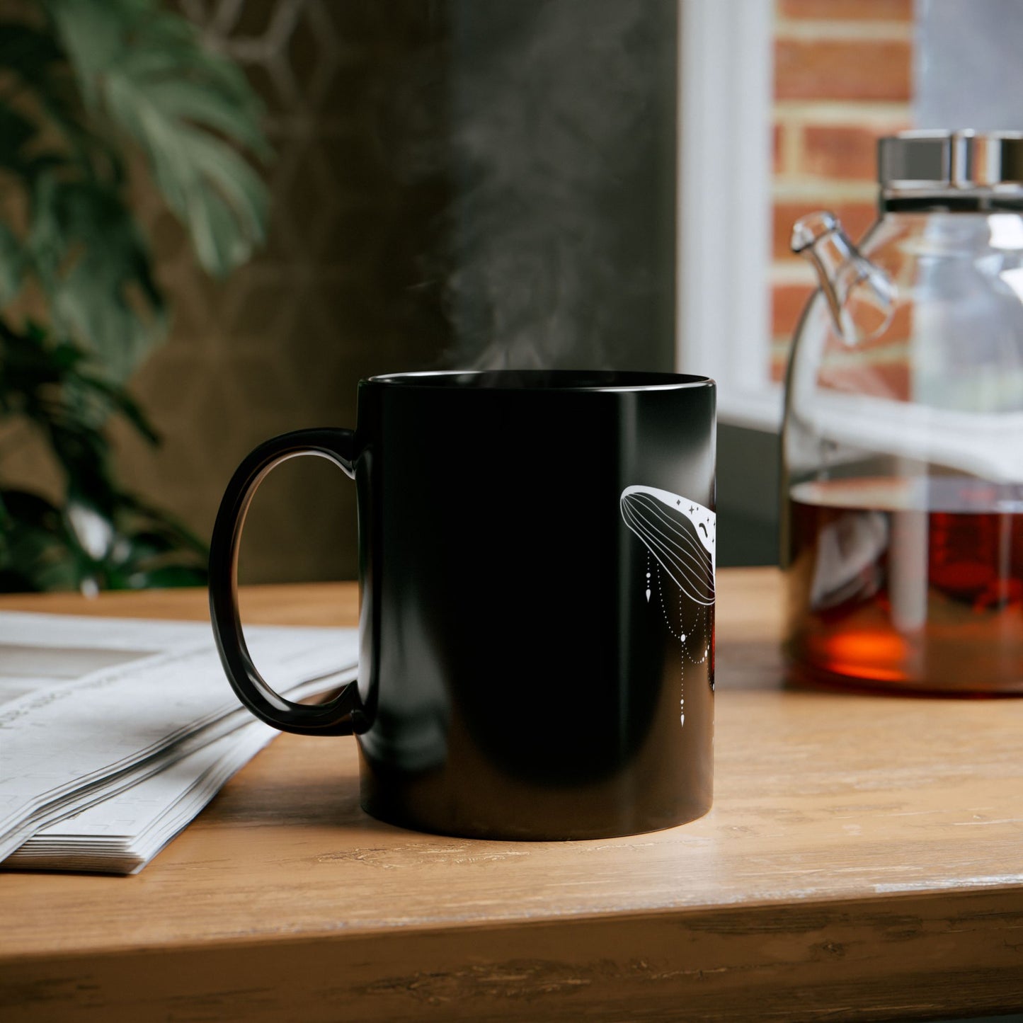 BLACK COFFEE MUG