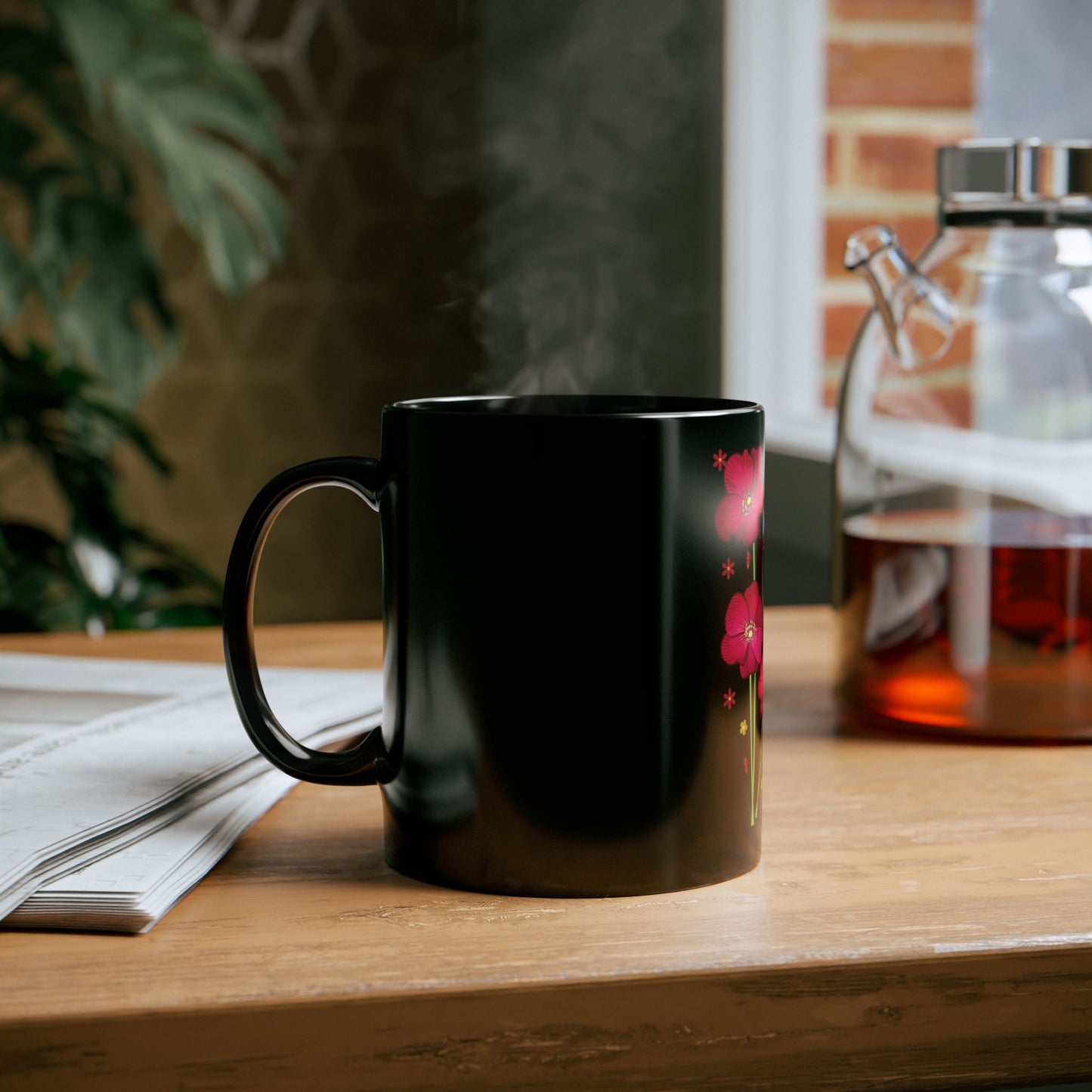 BLACK COFFEE MUG