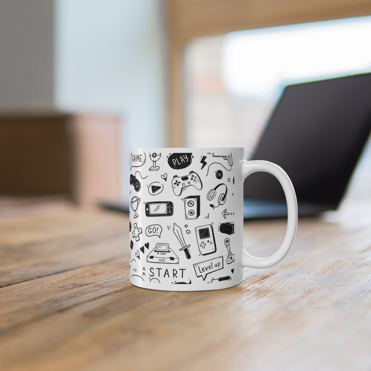 WHITE COFFEE MUG