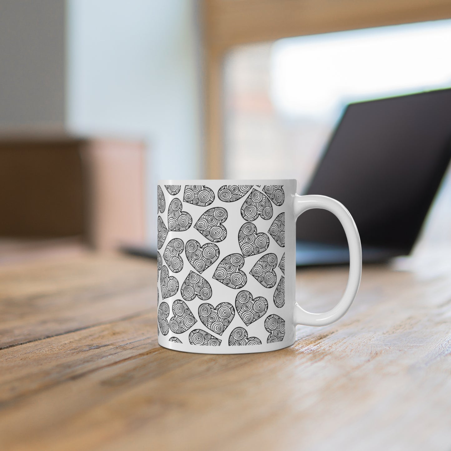 WHITE COFFEE MUG