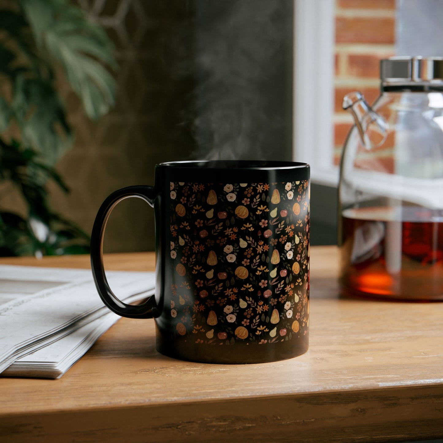 BLACK COFFEE MUG