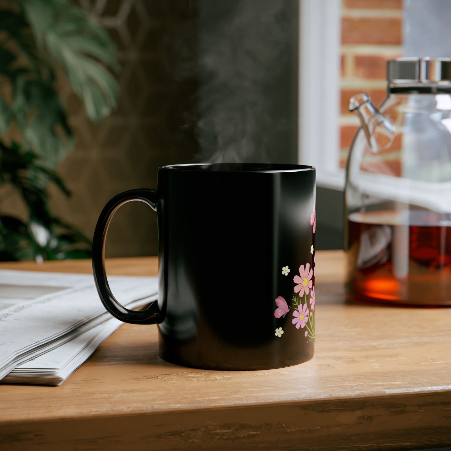 BLACK COFFEE MUG