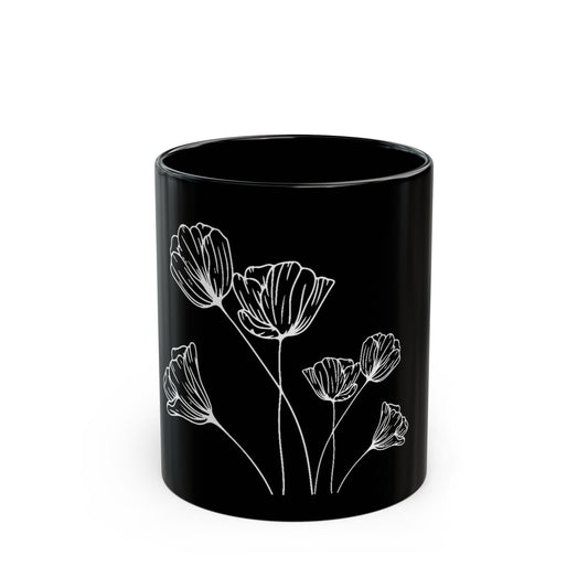 BLACK COFFEE MUG