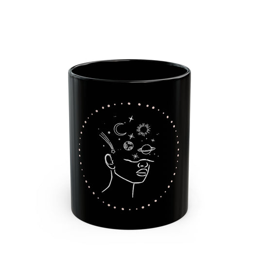 BLACK COFFEE MUG