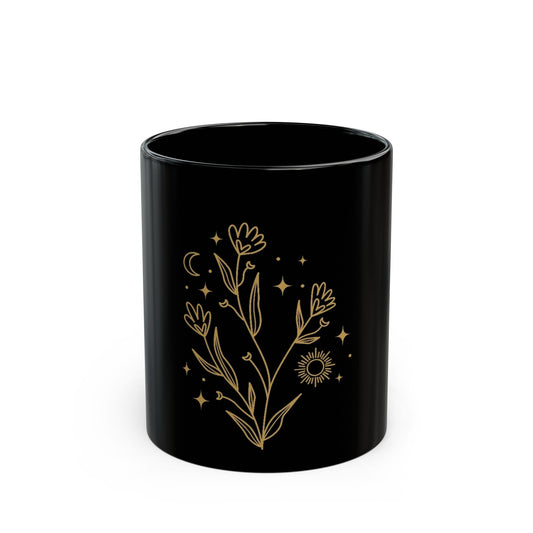 BLACK COFFEE MUG