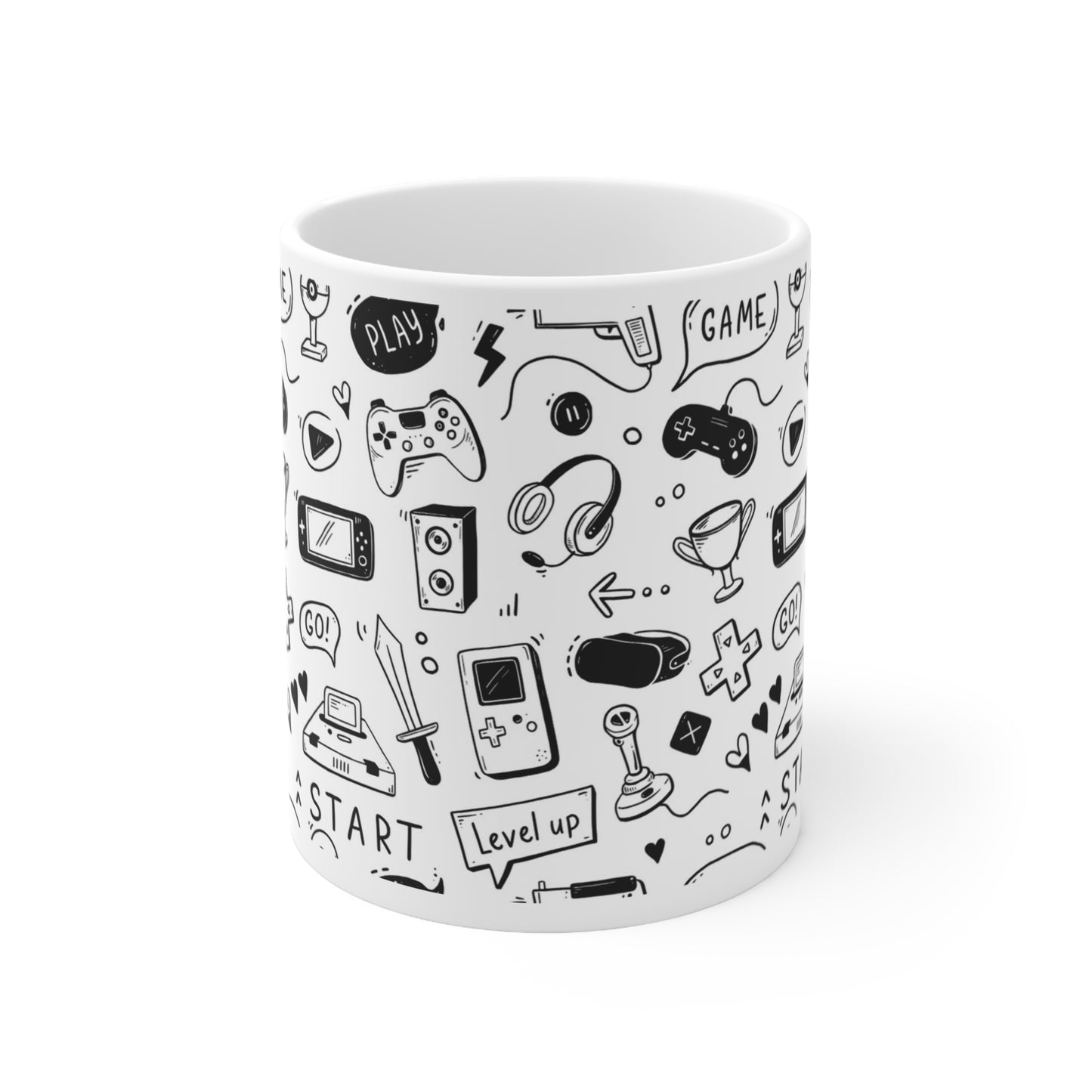 WHITE COFFEE MUG