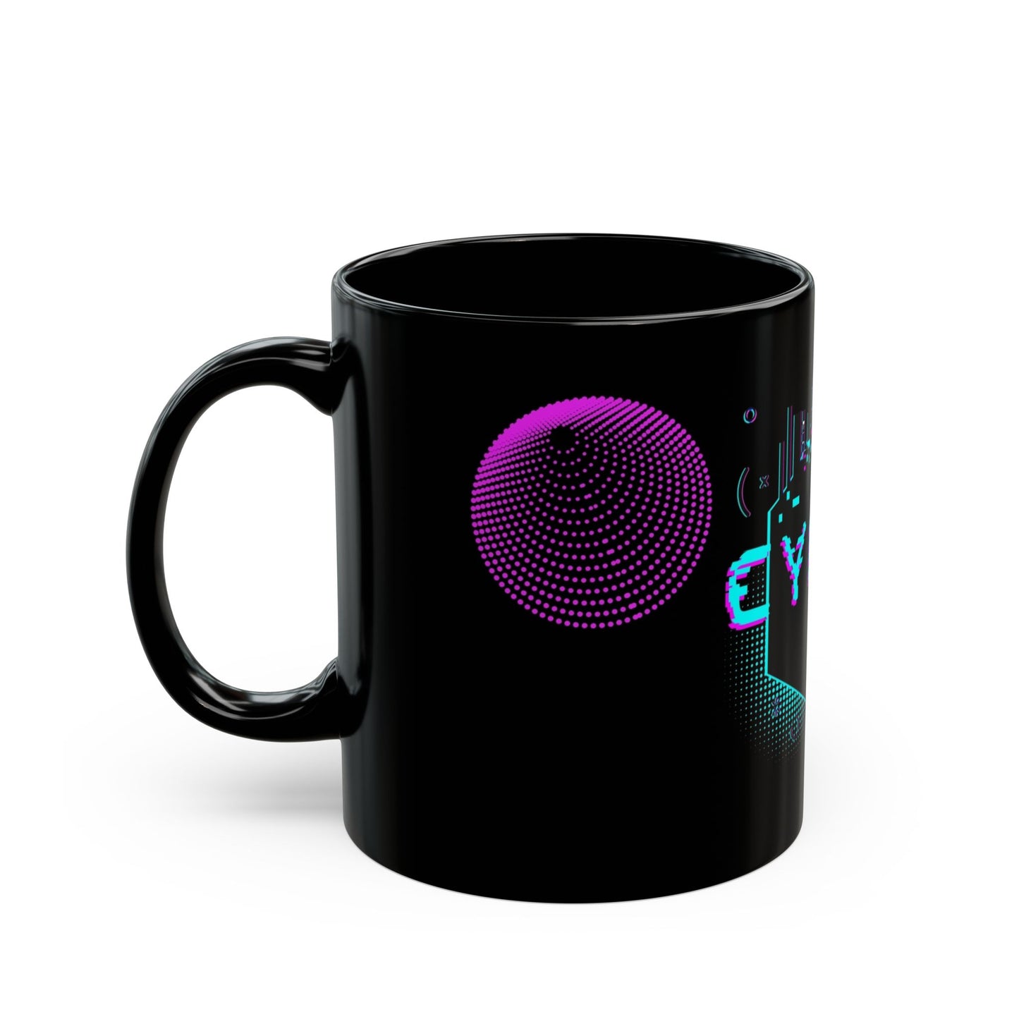 BLACK COFFEE MUG