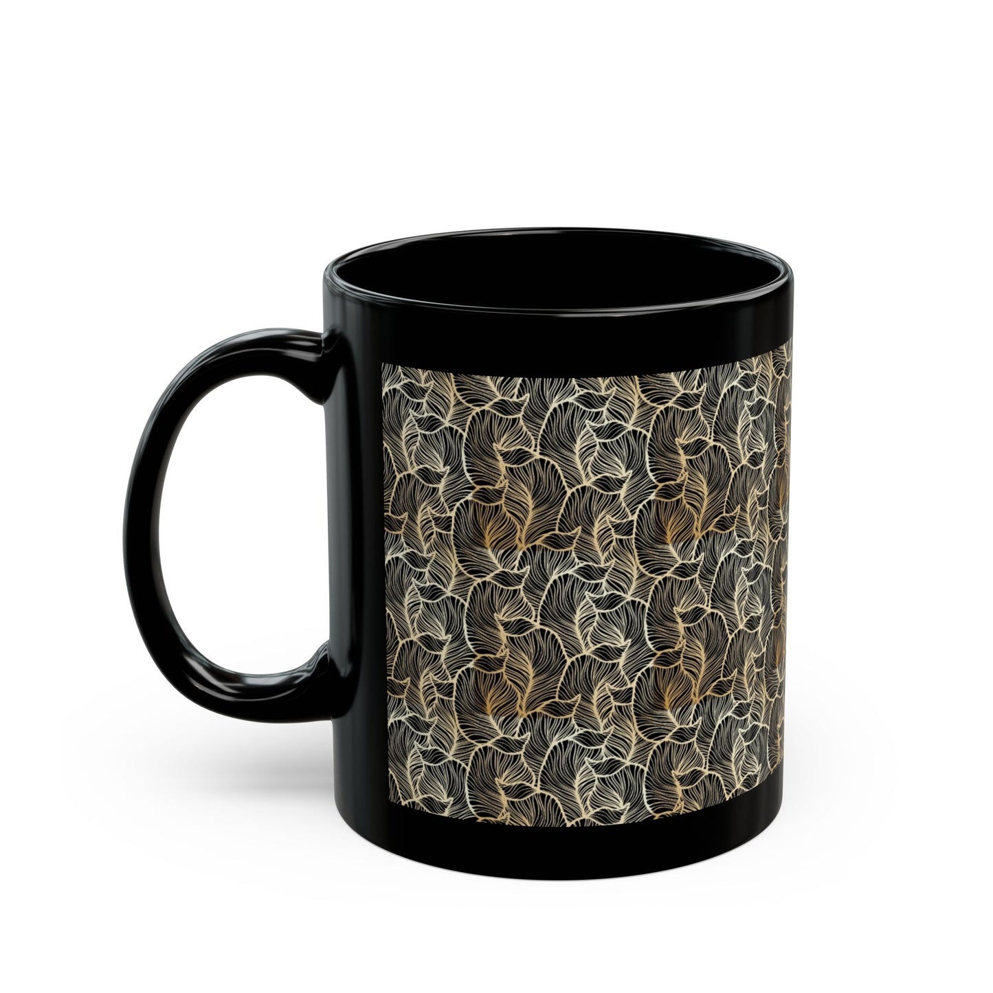 BLACK COFFEE MUG