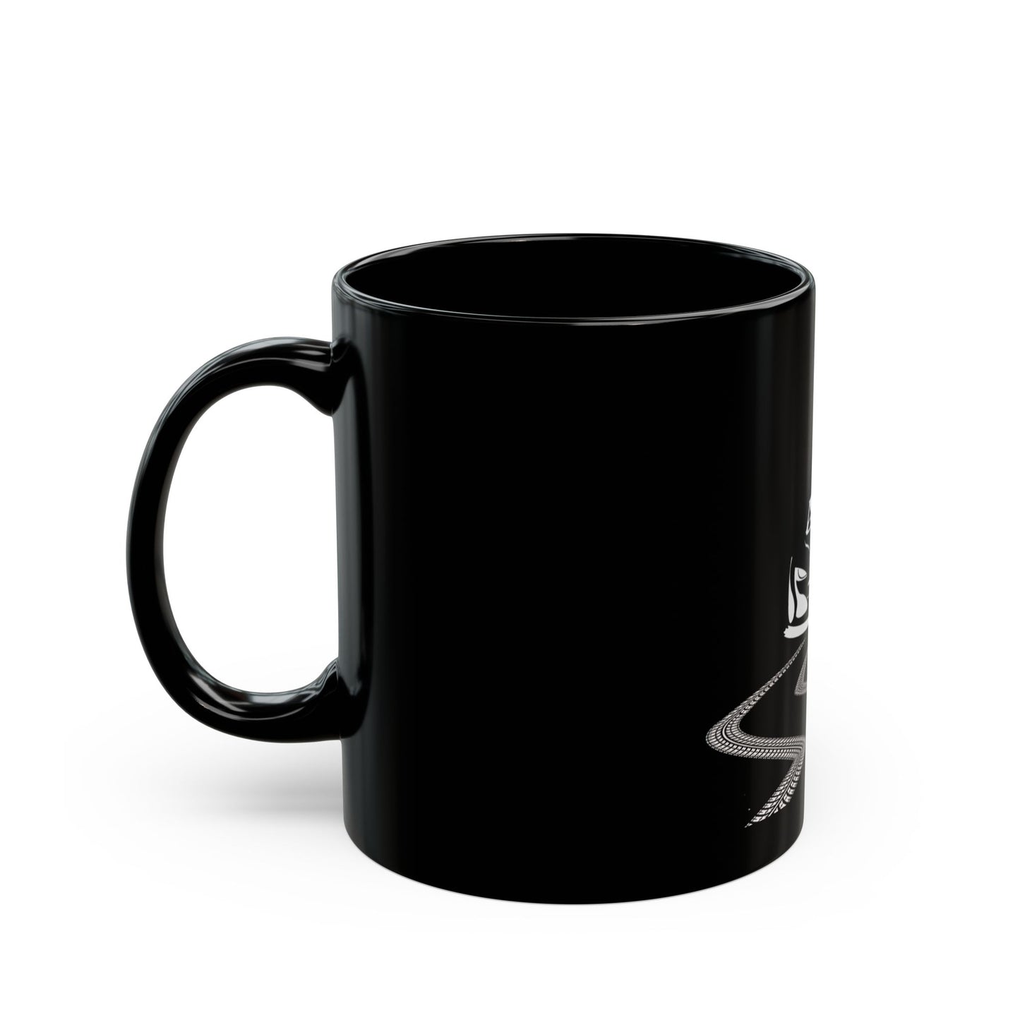 BLACK COFFEE MUG