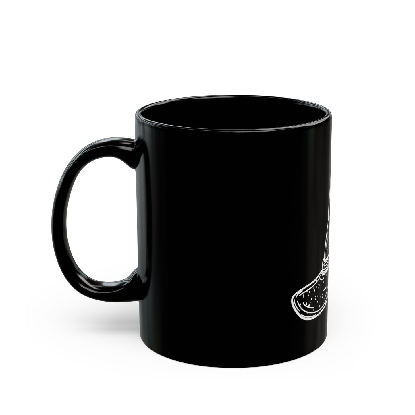 BLACK COFFEE MUG