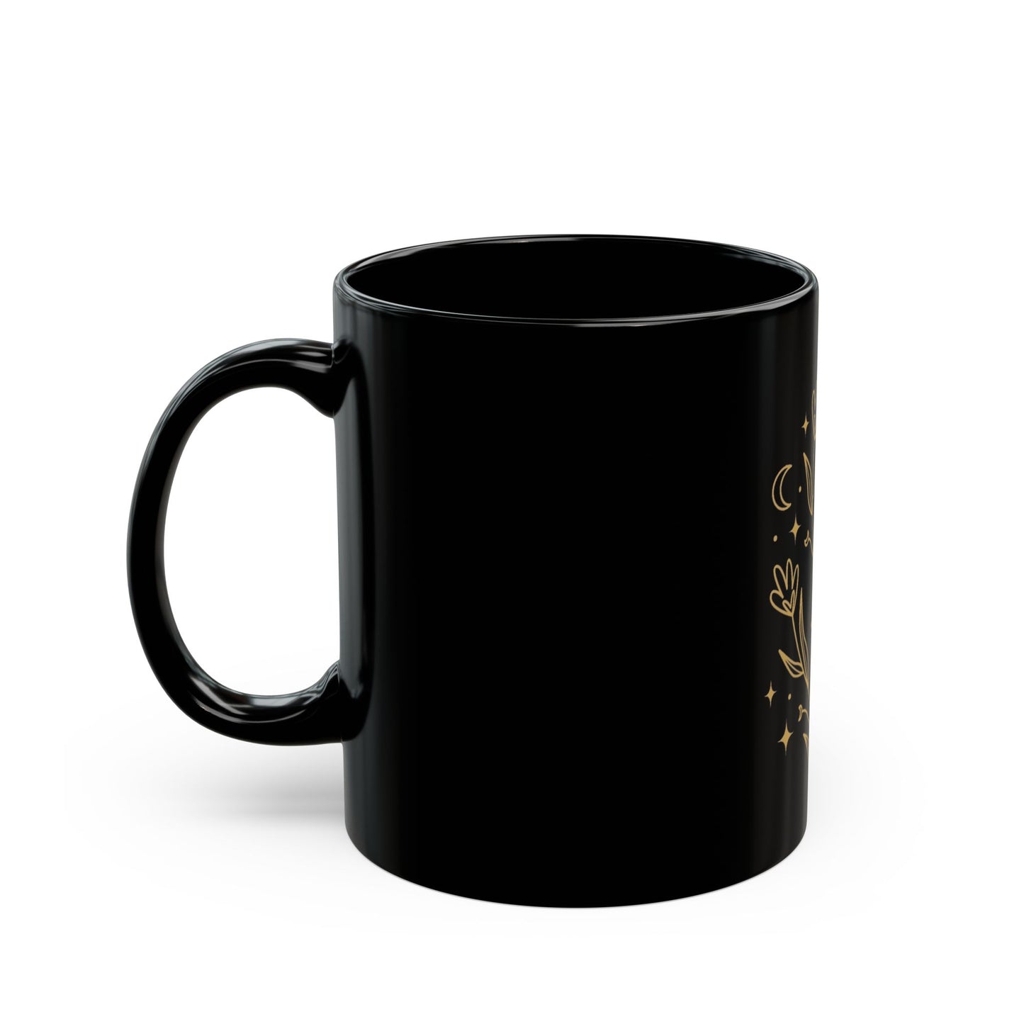 BLACK COFFEE MUG