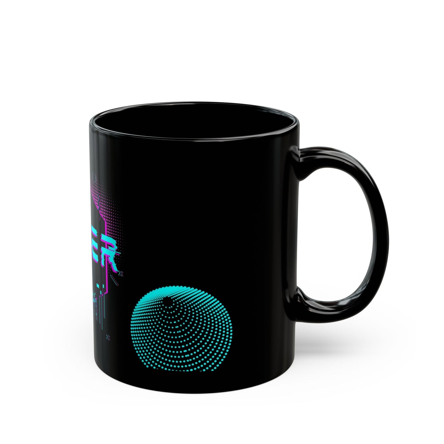 BLACK COFFEE MUG