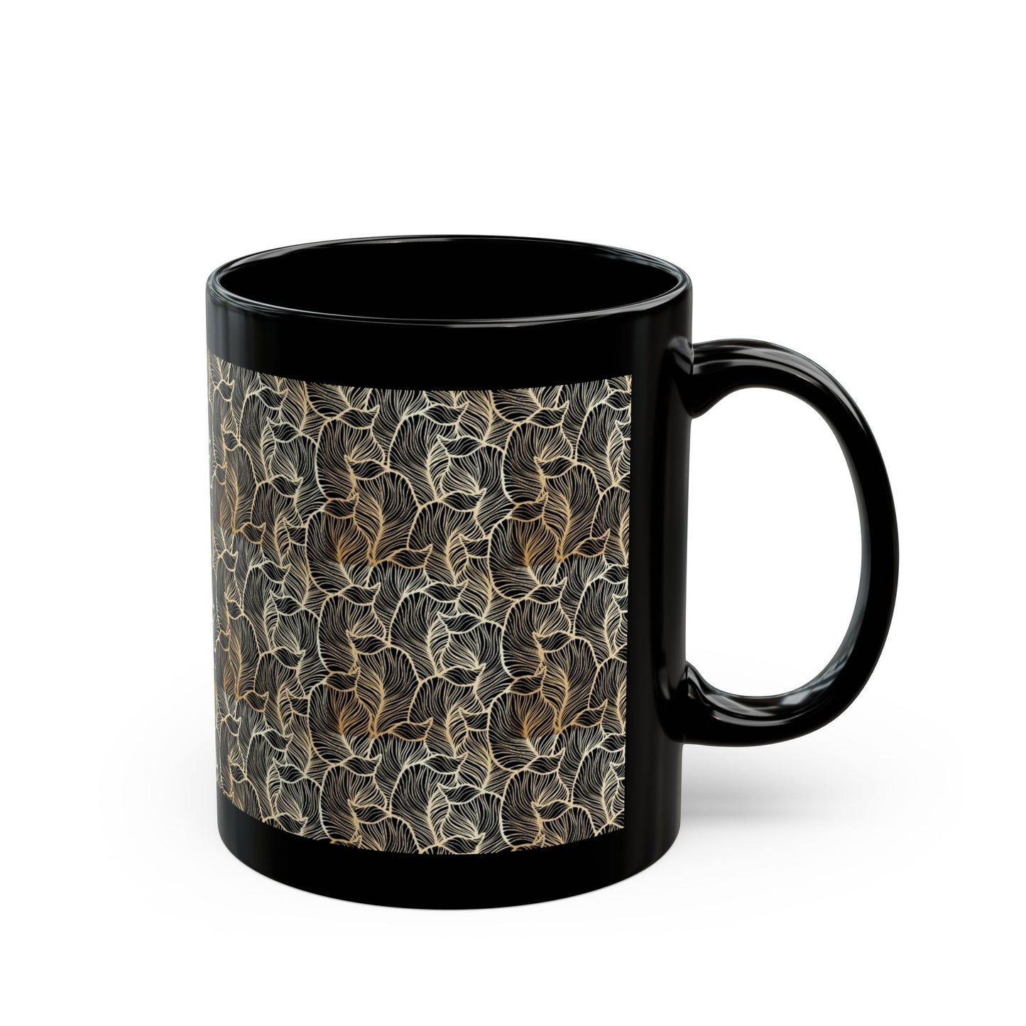 BLACK COFFEE MUG