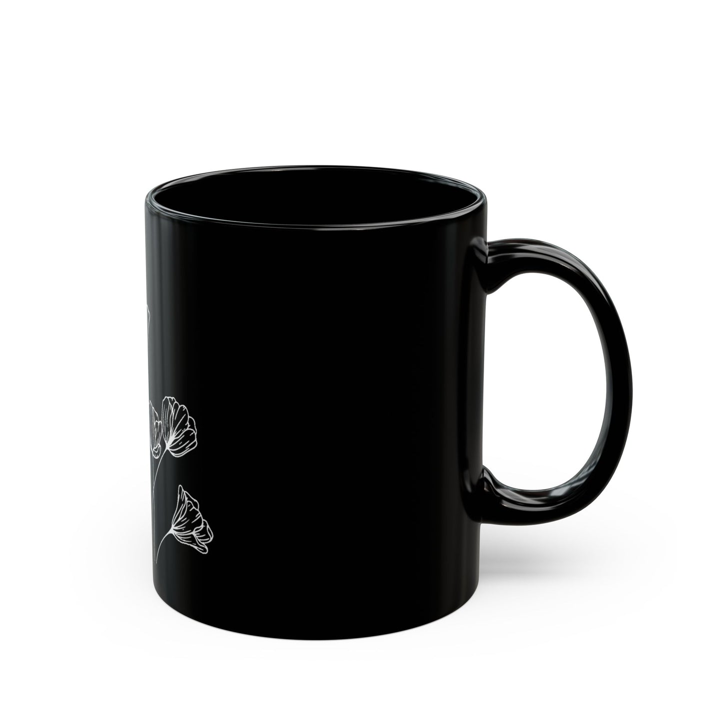 BLACK COFFEE MUG