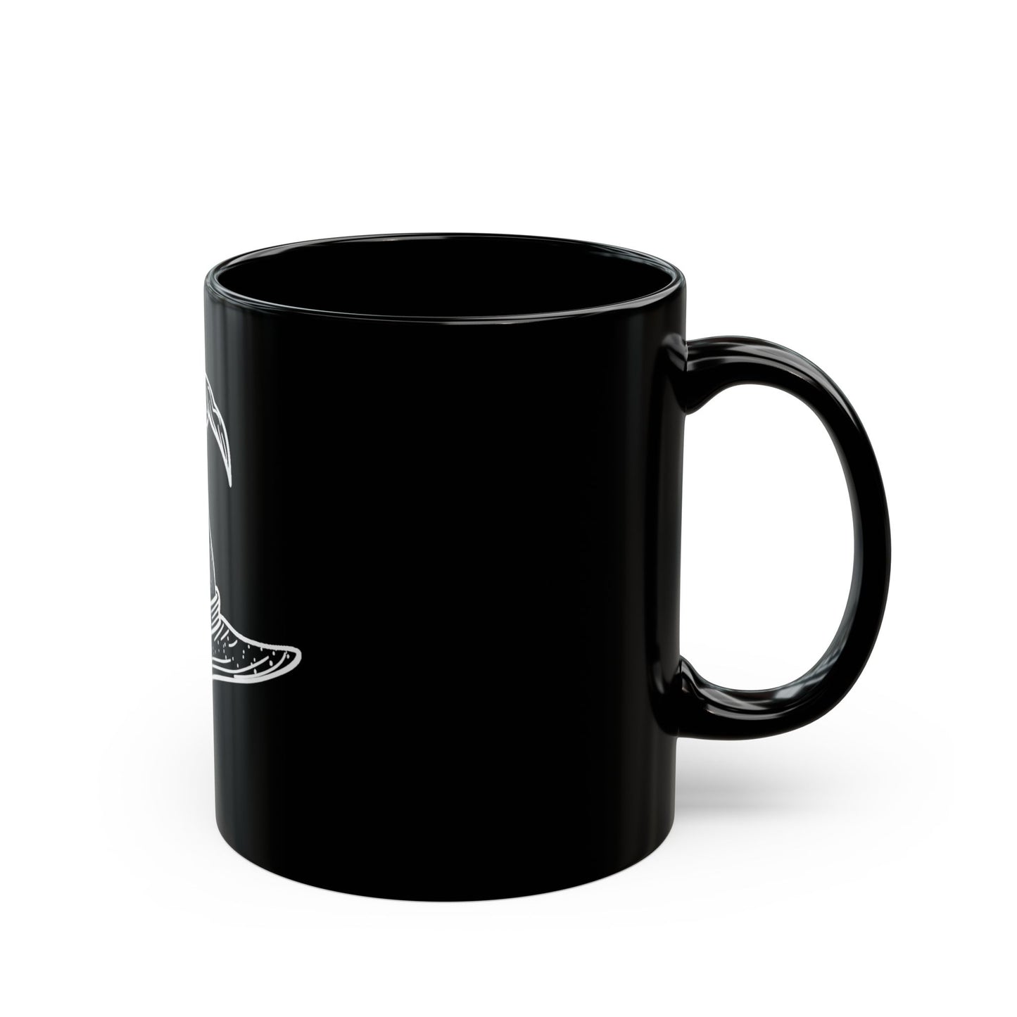 BLACK COFFEE MUG