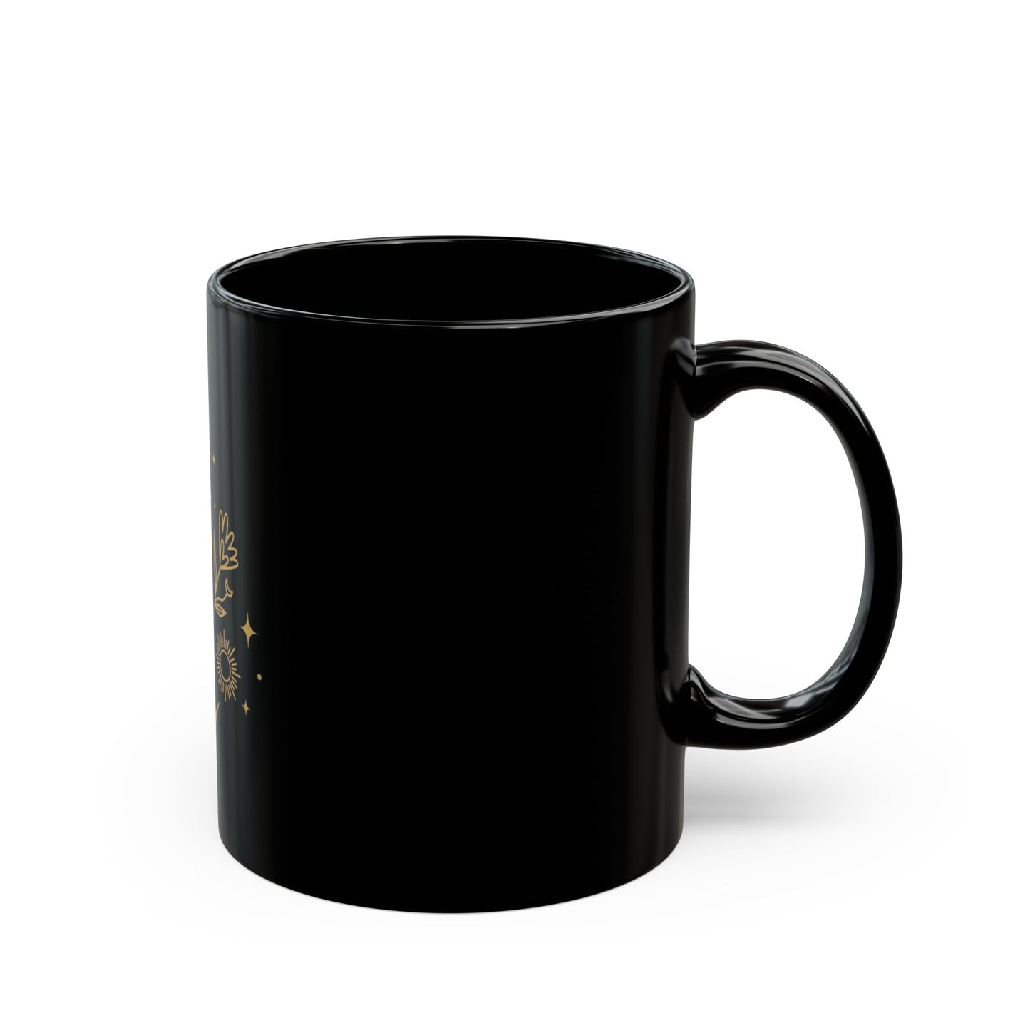 BLACK COFFEE MUG